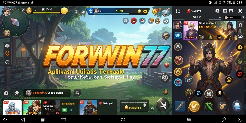 Tampilan antarmuka FORWIN77 yang menarik dan fungsional.