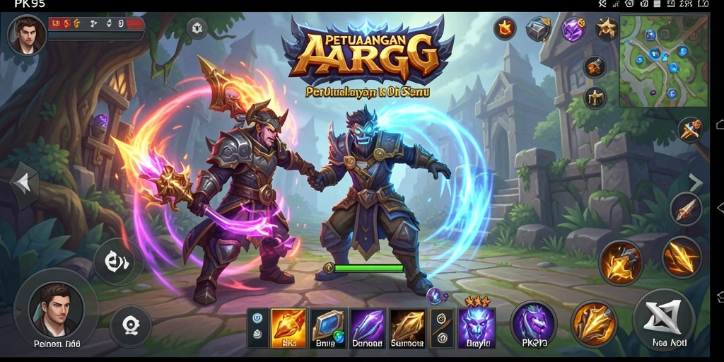 Tampilan menarik dari gameplay PK95 yang memukau.