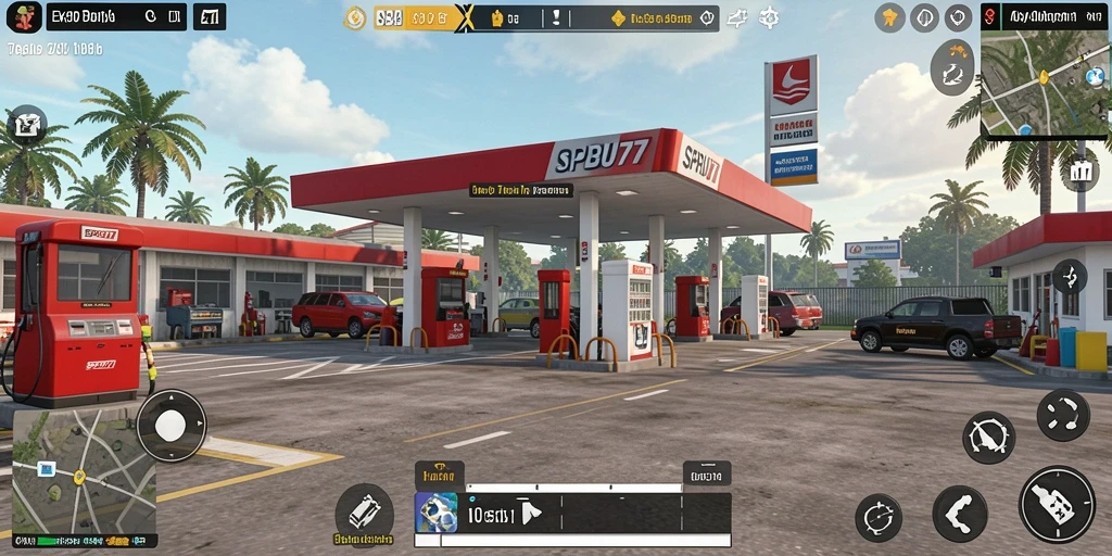 Screenshot SPBU77 menunjukkan pengalaman Open World yang mendalam.