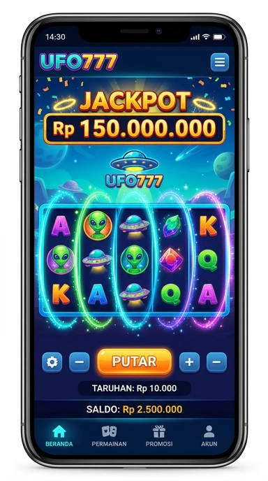 Tampilan aplikasi ufo777 dengan beragam pilihan aplikasi.