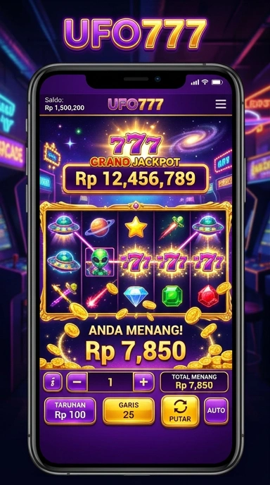 Menu kategori aplikasi ufo777 yang rapi dan teratur.